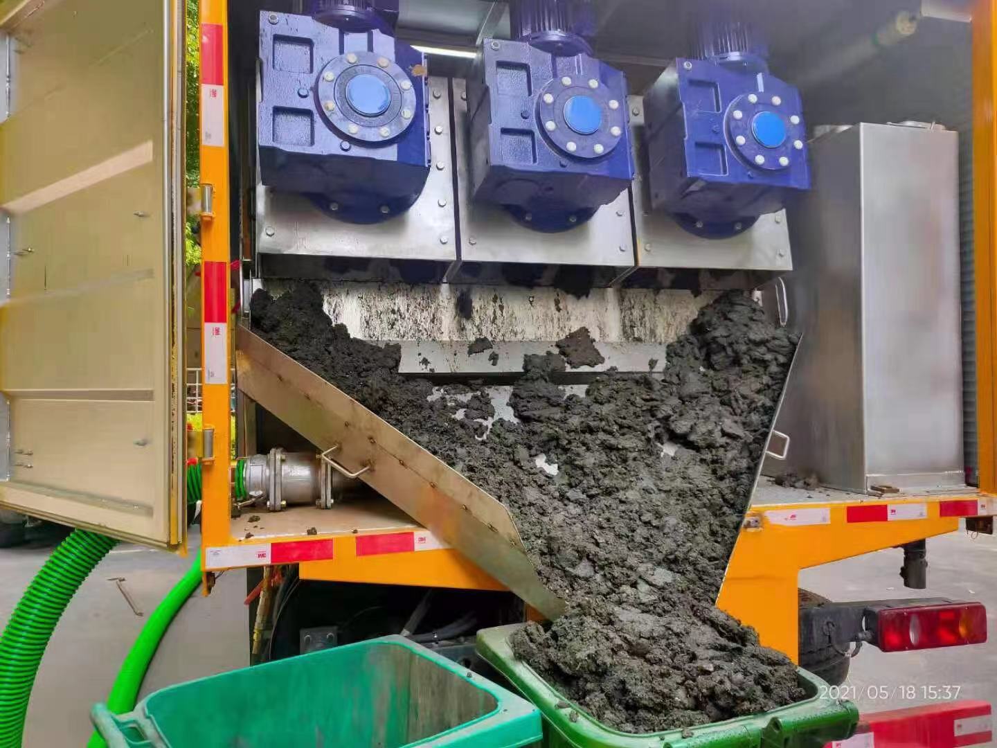 石岐区街道化粪池清掏城市维护站-泥浆净化干湿分离处理